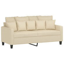 Tweezitsbank Stof Kleurig 140 cm Crème