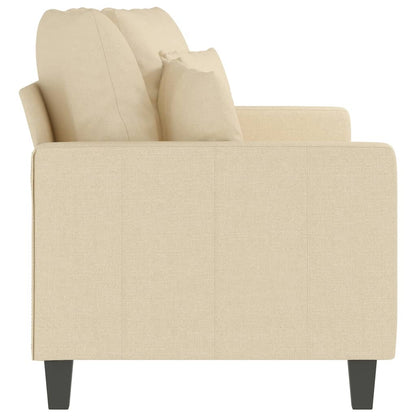 Tweezitsbank Stof Kleurig 140 cm Crème