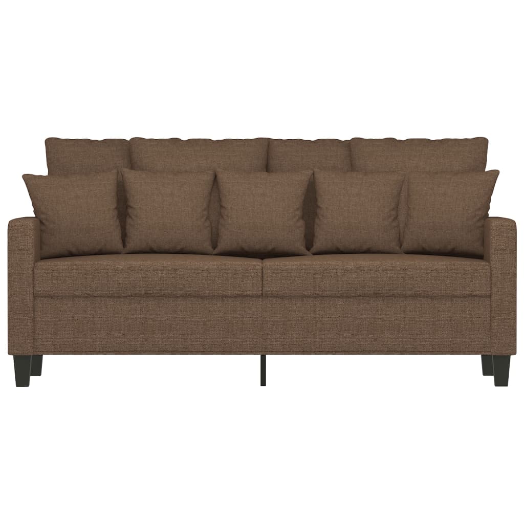 Tweezitsbank Stof 140 cm Bruin