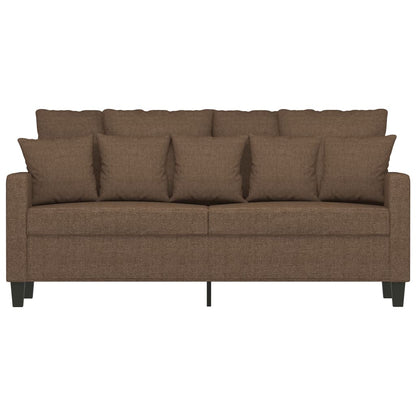 Tweezitsbank Stof 140 cm Bruin