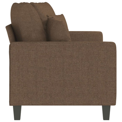 Tweezitsbank Stof 140 cm Bruin