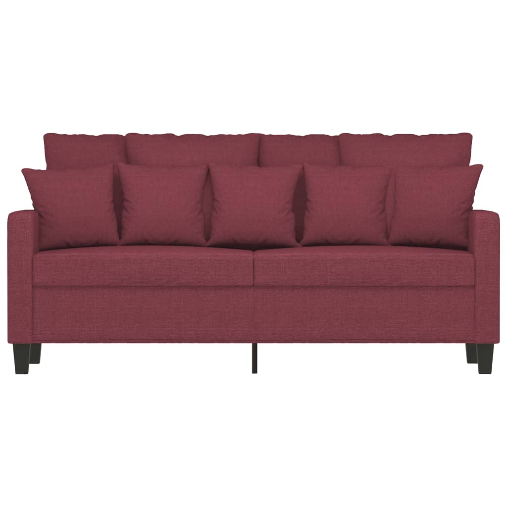 Tweezitsbank Stof 140 cm Wijnrood