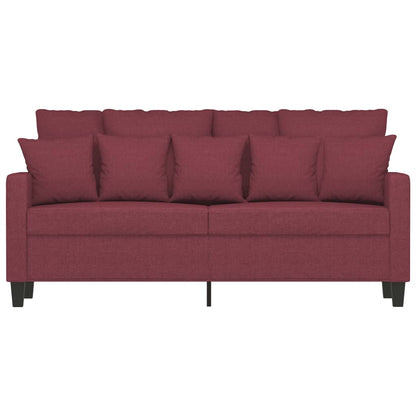 Tweezitsbank Stof 140 cm Wijnrood