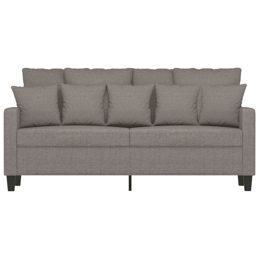 Tweezitsbank Stof 140 cm Taupe