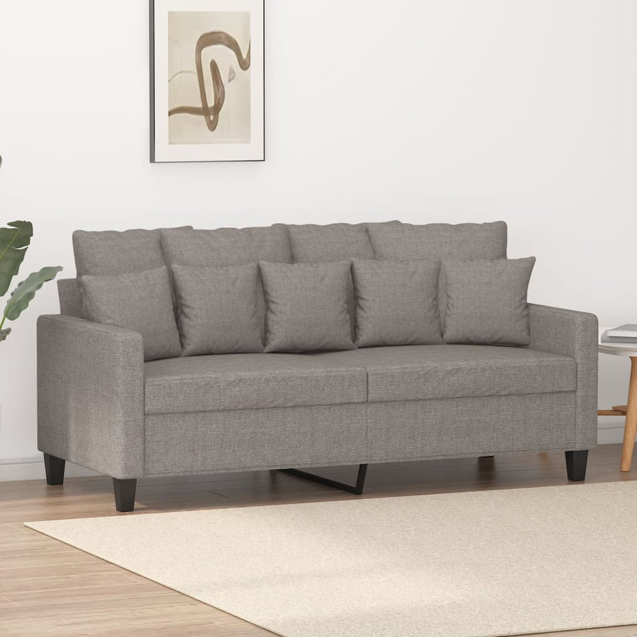 Tweezitsbank Stof 140 cm Taupe