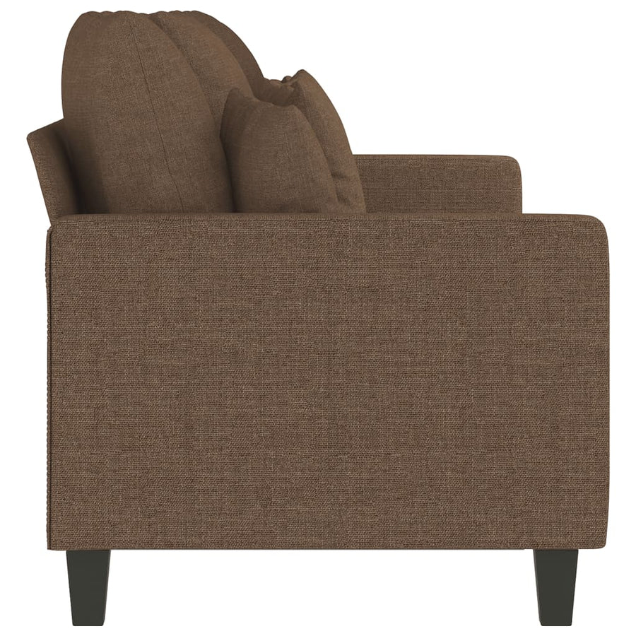 Driezitsbank Stof 180 cm Bruin