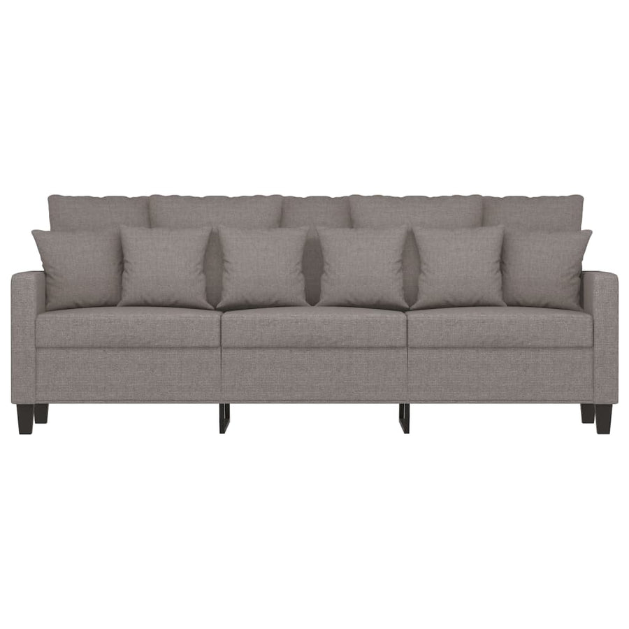 Driezitsbank Stof 180 cm Taupe
