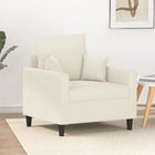 Fauteuil Fluweel Kleurig 60 cm Crème