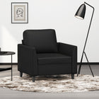 Fauteuil Kunstleer 60 cm Zwart