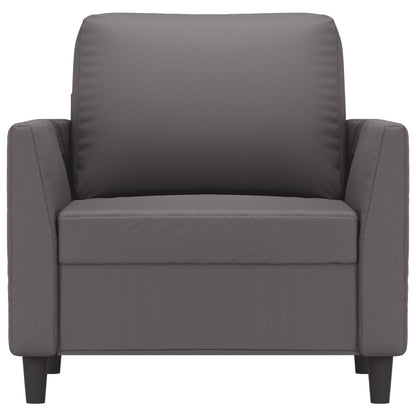 Fauteuil Kunstleer 60 cm Grijs