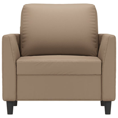 Fauteuil Kunstleer Kleurig 60 cm Cappuccino