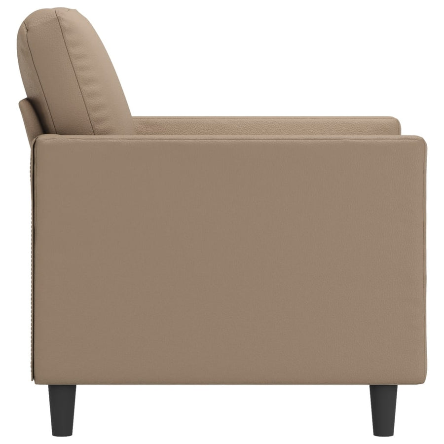 Fauteuil Kunstleer Kleurig 60 cm Cappuccino