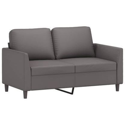 Tweezitsbank Kunstleer 120 cm Grijs