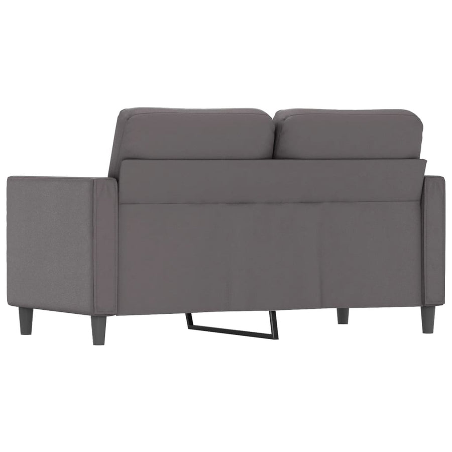 Tweezitsbank Kunstleer 120 cm Grijs