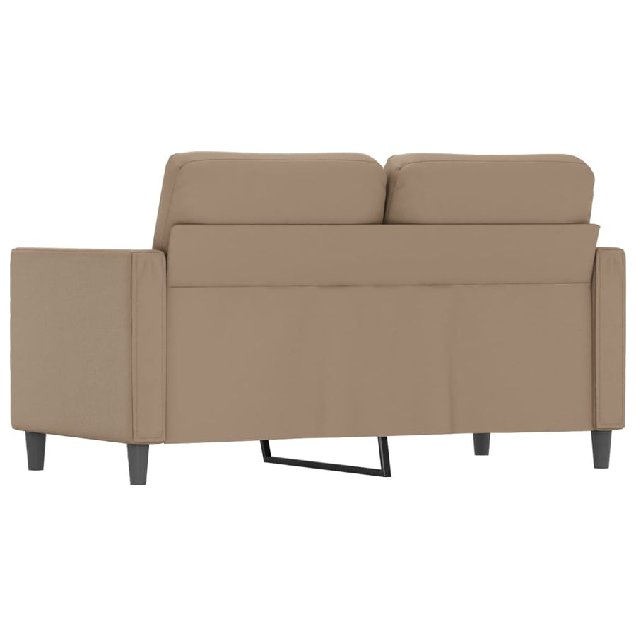 Tweezitsbank Kunstleer Kleurig 120 cm Cappuccino