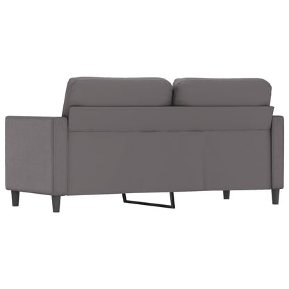 Tweezitsbank Kunstleer 140 cm Grijs