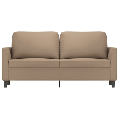 Tweezitsbank Kunstleer Kleurig 140 cm Cappuccino