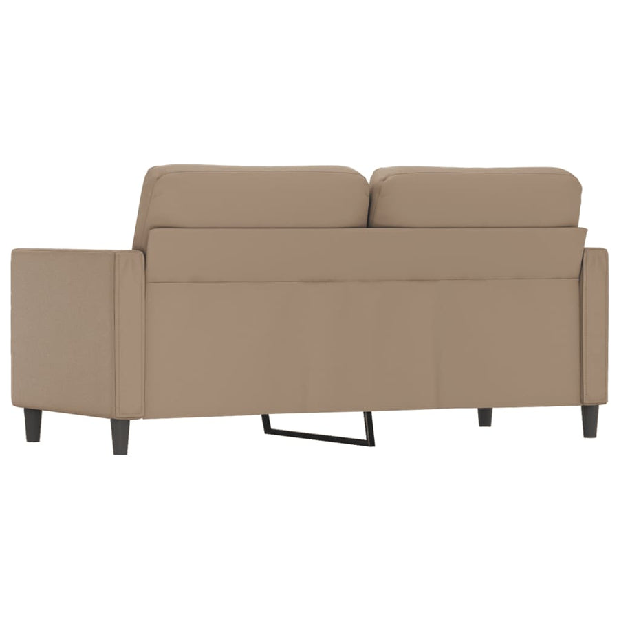 Tweezitsbank Kunstleer Kleurig 140 cm Cappuccino