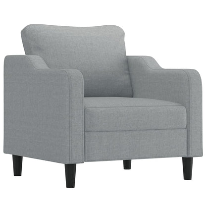 Fauteuil Stof 60 cm Lichtgrijs