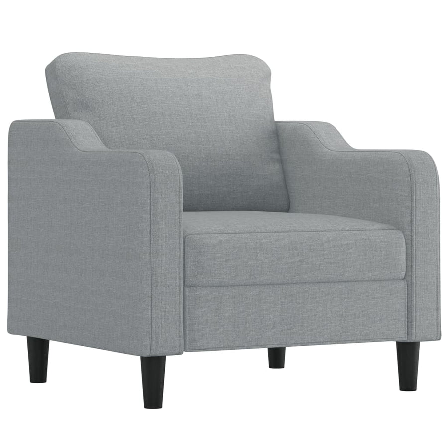 Fauteuil Stof 60 cm Lichtgrijs