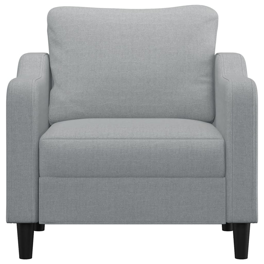 Fauteuil Stof 60 cm Lichtgrijs