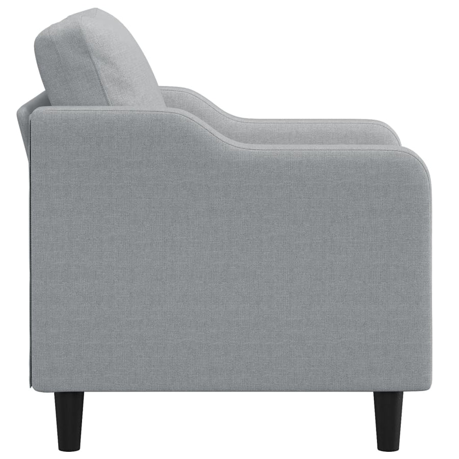 Fauteuil Stof 60 cm Lichtgrijs
