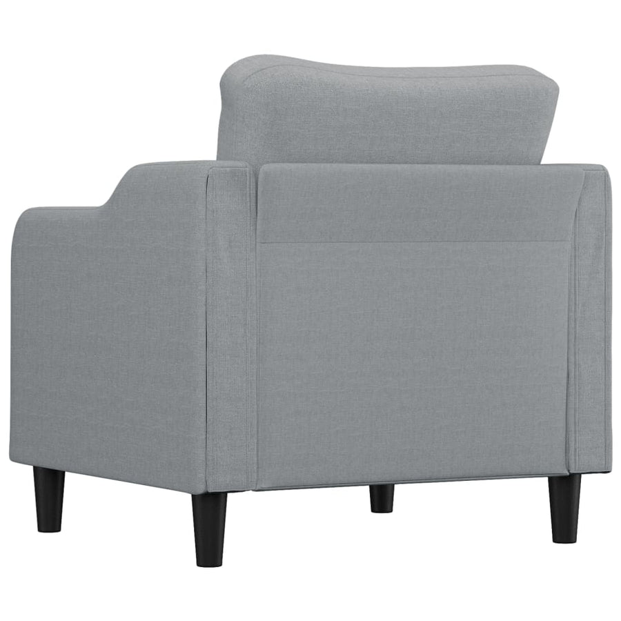 Fauteuil Stof 60 cm Lichtgrijs