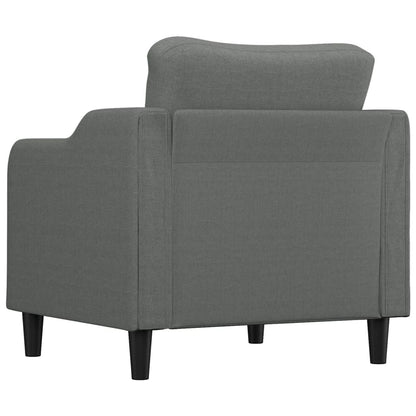 Fauteuil Stof 60 cm Donkergrijs