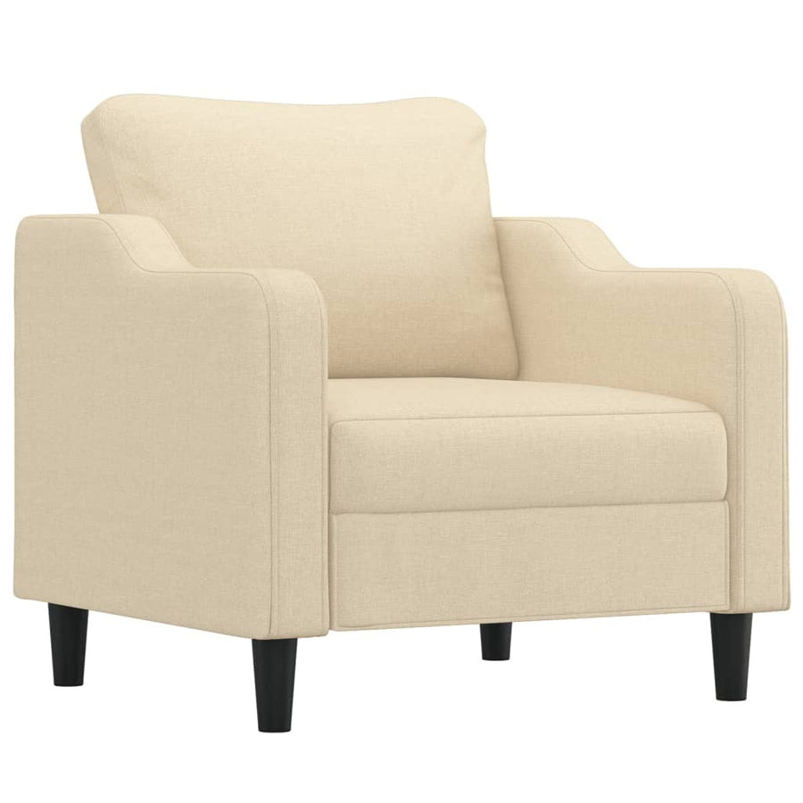 Fauteuil Stof Kleurig 60 cm Crème