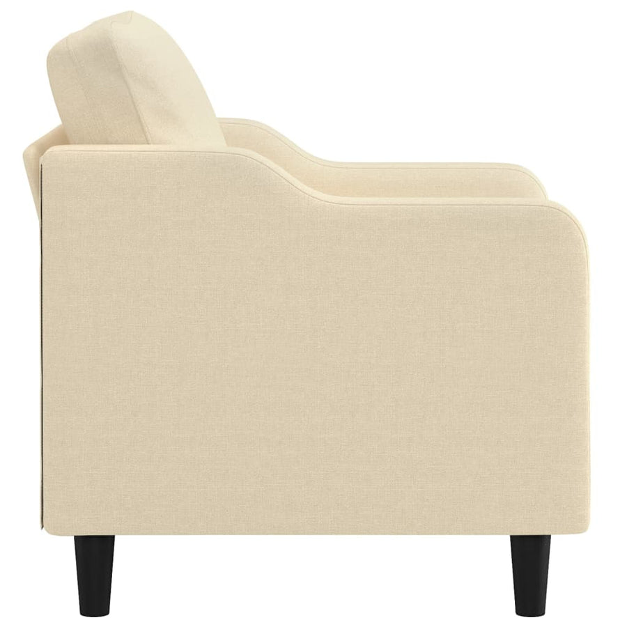 Fauteuil Stof Kleurig 60 cm Crème