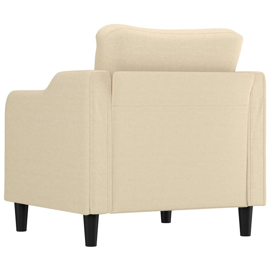 Fauteuil Stof Kleurig 60 cm Crème