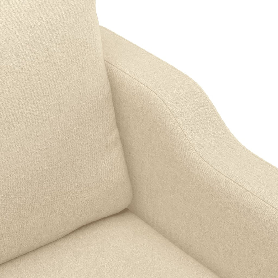 Fauteuil Stof Kleurig 60 cm Crème