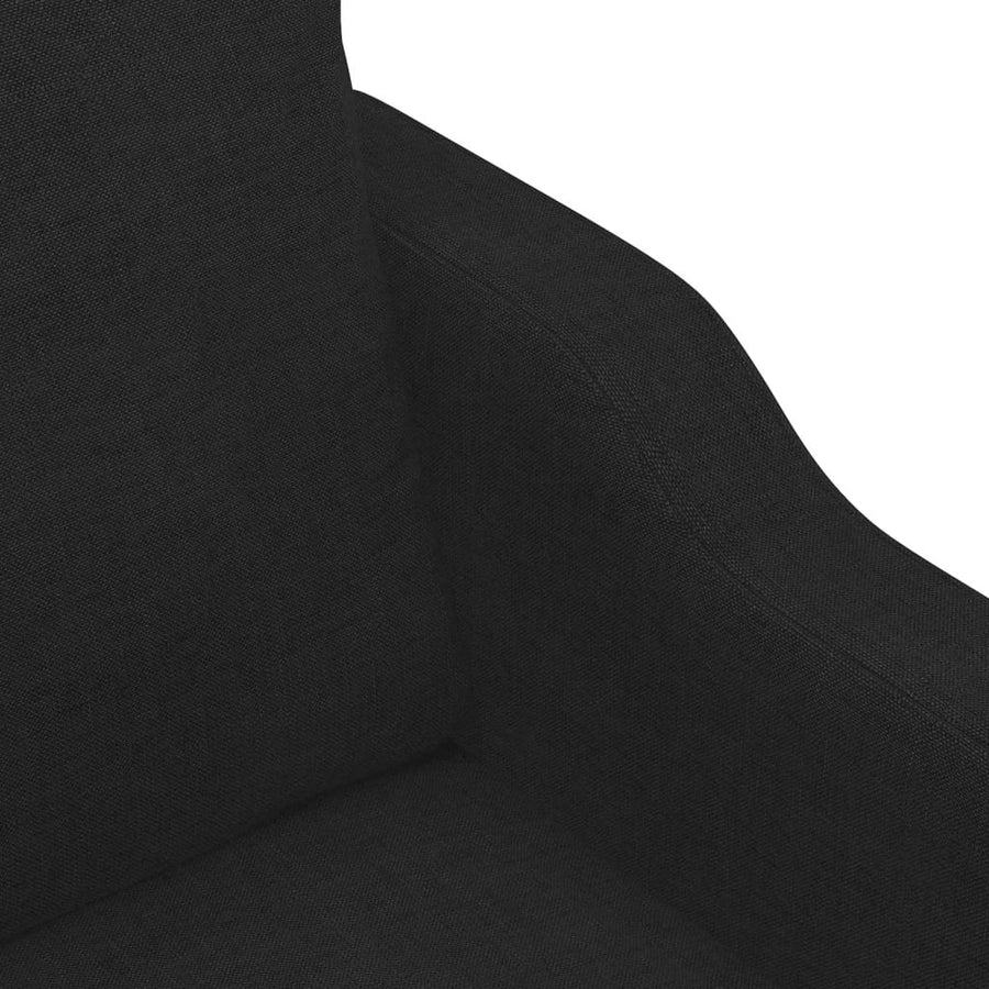 Fauteuil Stof 60 cm Zwart