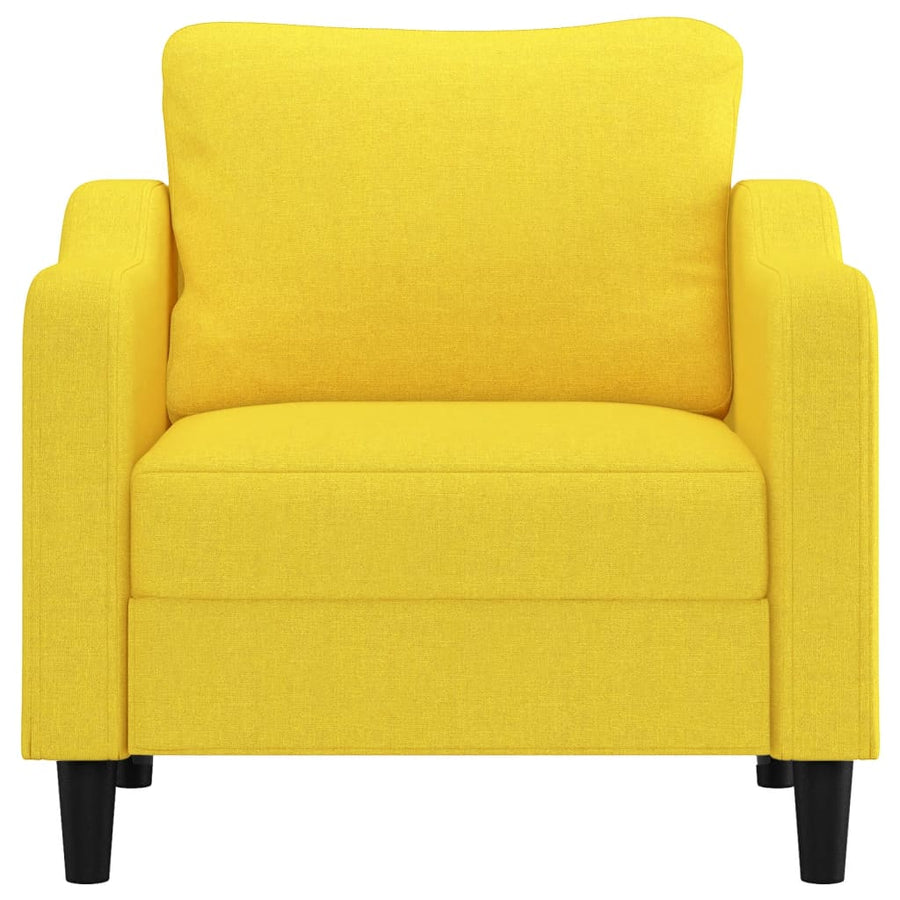 Fauteuil Stof 60 cm Lichtgeel