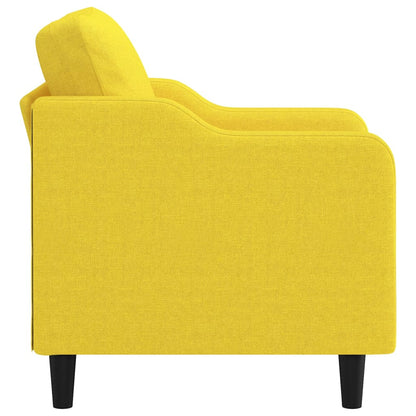 Fauteuil Stof 60 cm Lichtgeel