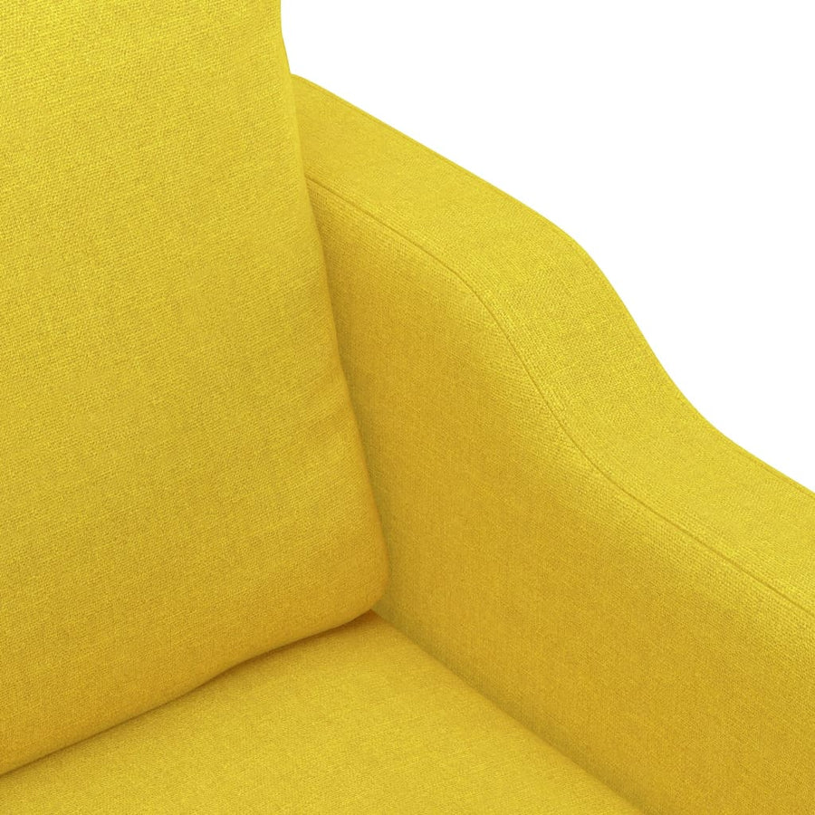 Fauteuil Stof 60 cm Lichtgeel