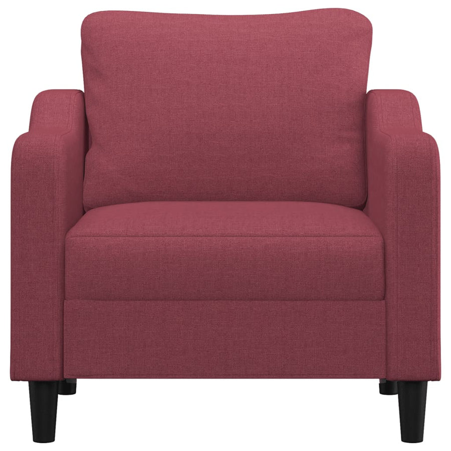 Fauteuil Stof 60 cm Wijnrood