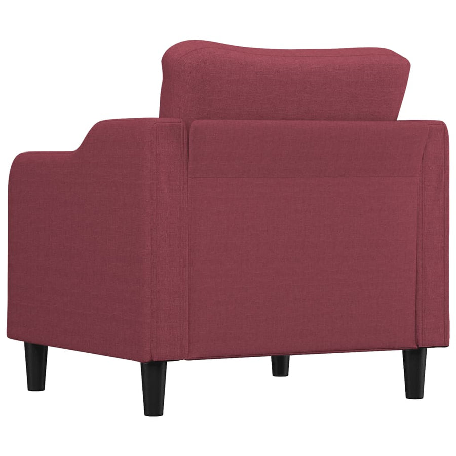 Fauteuil Stof 60 cm Wijnrood
