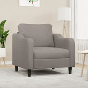 Fauteuil 78x77x80 cm stof taupe