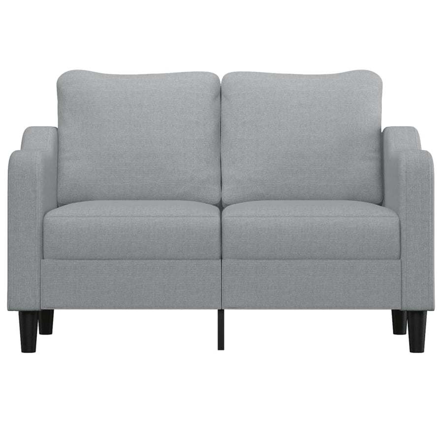 Tweezitsbank Stof 120 cm Lichtgrijs