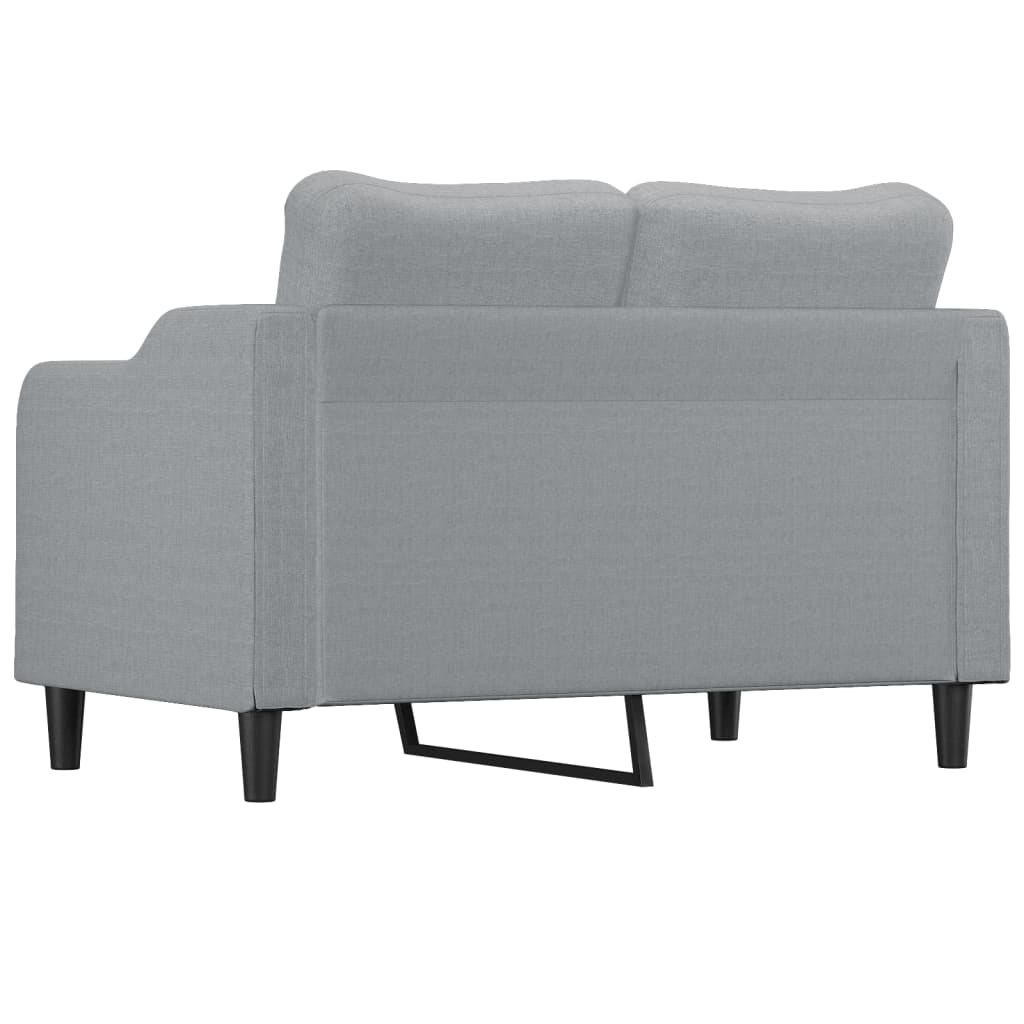 Tweezitsbank Stof 120 cm Lichtgrijs