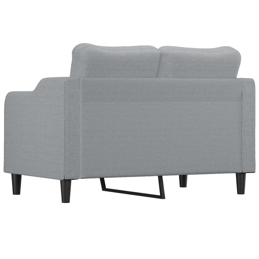 Tweezitsbank Stof 120 cm Lichtgrijs