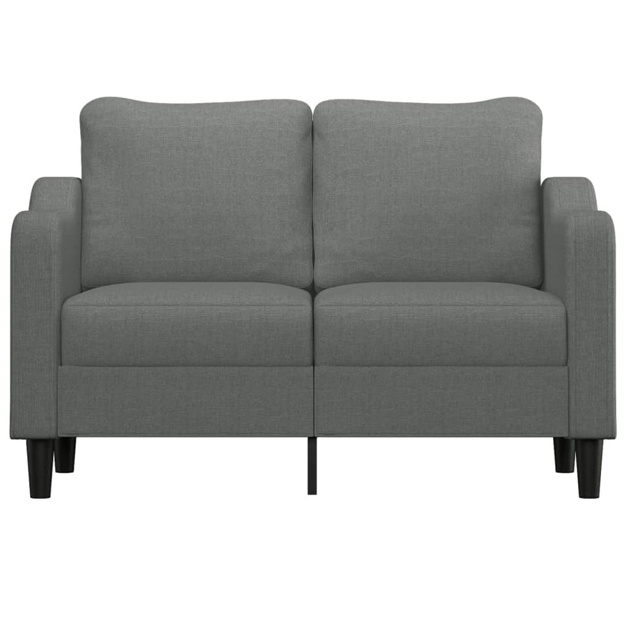 Tweezitsbank Stof 120 cm Donkergrijs