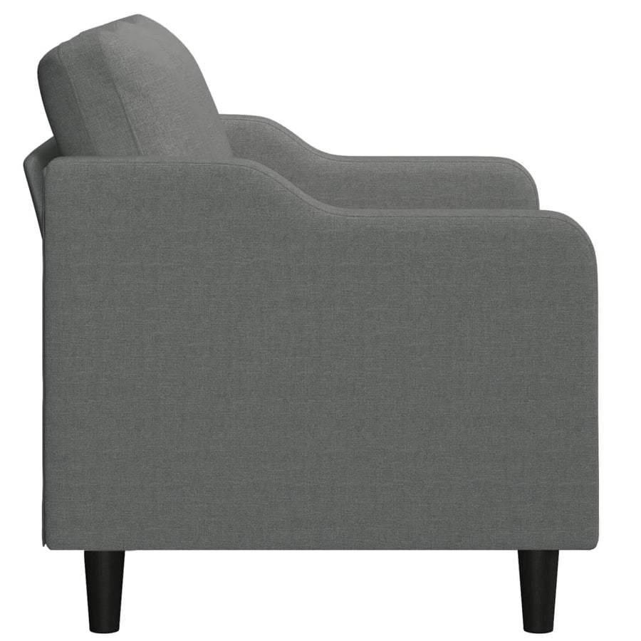 Tweezitsbank Stof 120 cm Donkergrijs