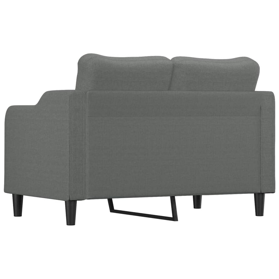 Tweezitsbank Stof 120 cm Donkergrijs