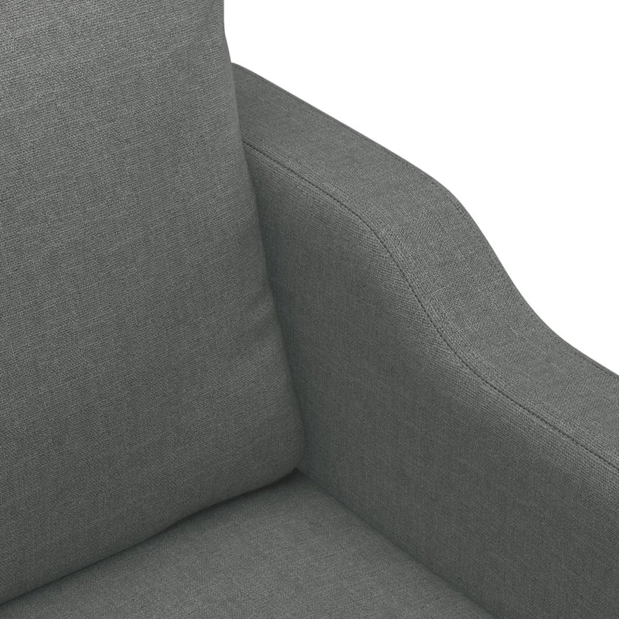 Tweezitsbank Stof 120 cm Donkergrijs