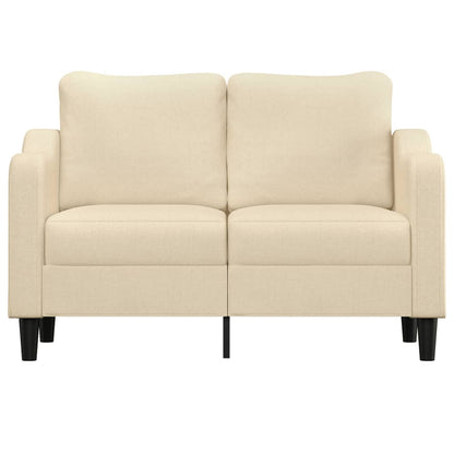 Tweezitsbank Stof Kleurig 120 cm Crème