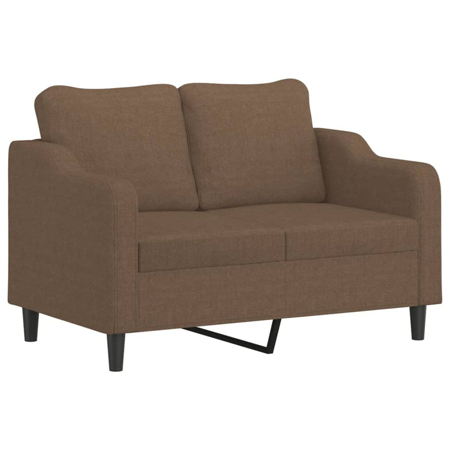 Tweezitsbank Stof 120 cm Bruin