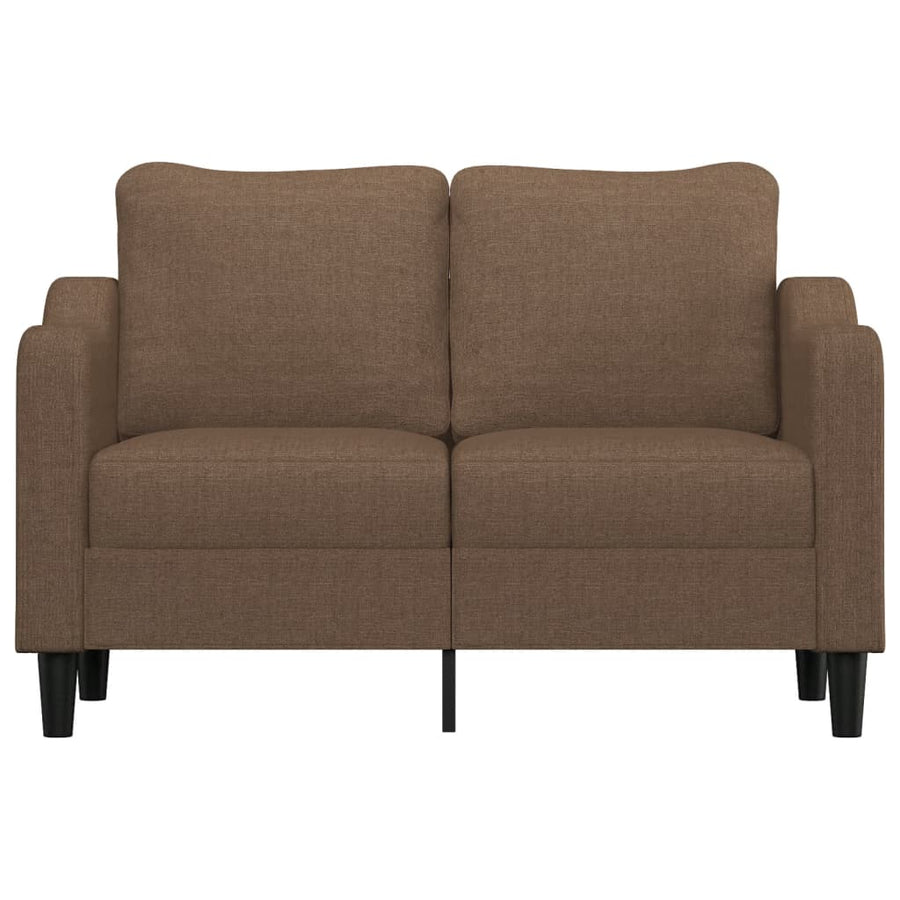 Tweezitsbank Stof 120 cm Bruin
