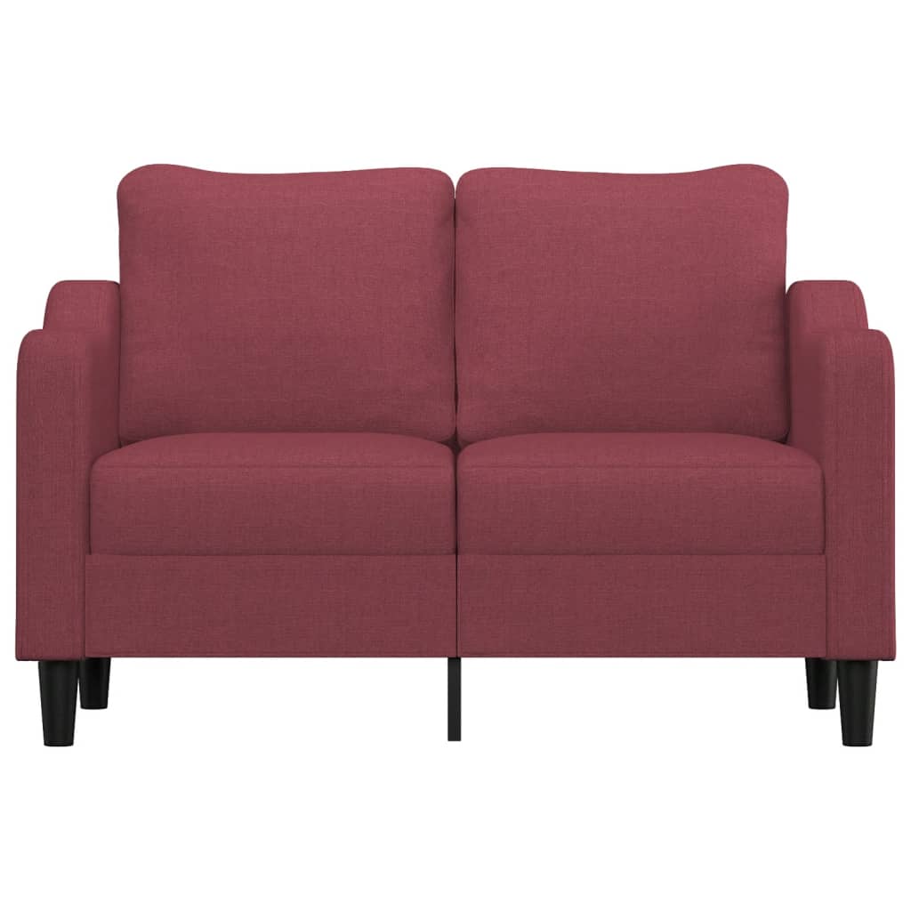 Tweezitsbank Stof 120 cm Wijnrood